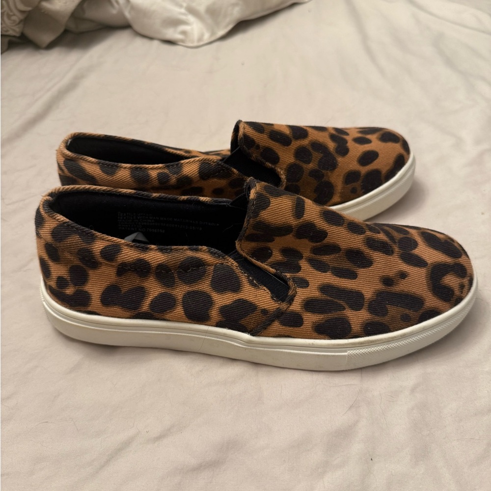 A new day Leopard slip on sneakers size 6